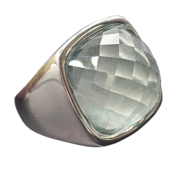 Prasiolite Ring